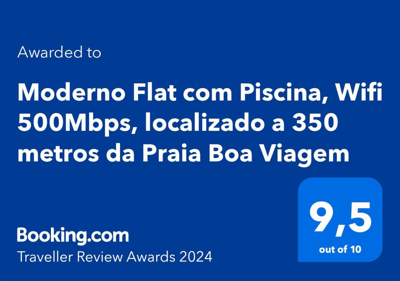 Flat Localizado A 200M Shopping Recife, Bem Perto Da Praia De Boa Viagem E Com Wi-Fi 400Mbps Exterior foto